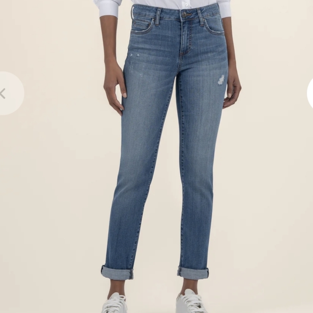 ◇ Kut From The Kloth Catherine Mid Rise Boyfriend Jeans Size 4